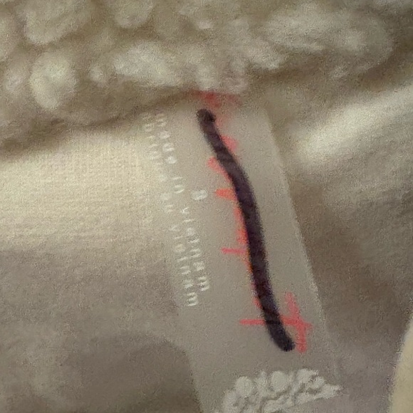 Free People Free Movement Fleece Patchwork Jacket Size Small - Picture 14 of 15